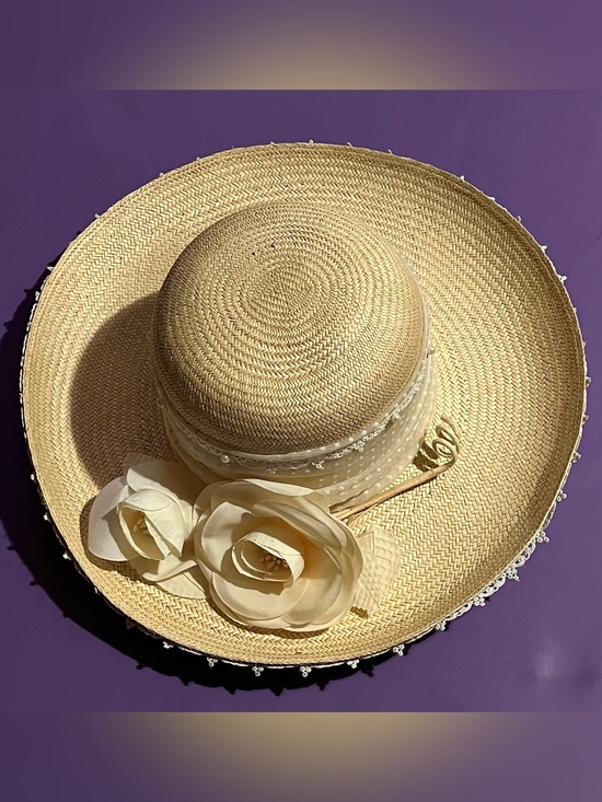 Sonni Accessories - Sonni San Francisco Vintage Women's Straw Sun Hat